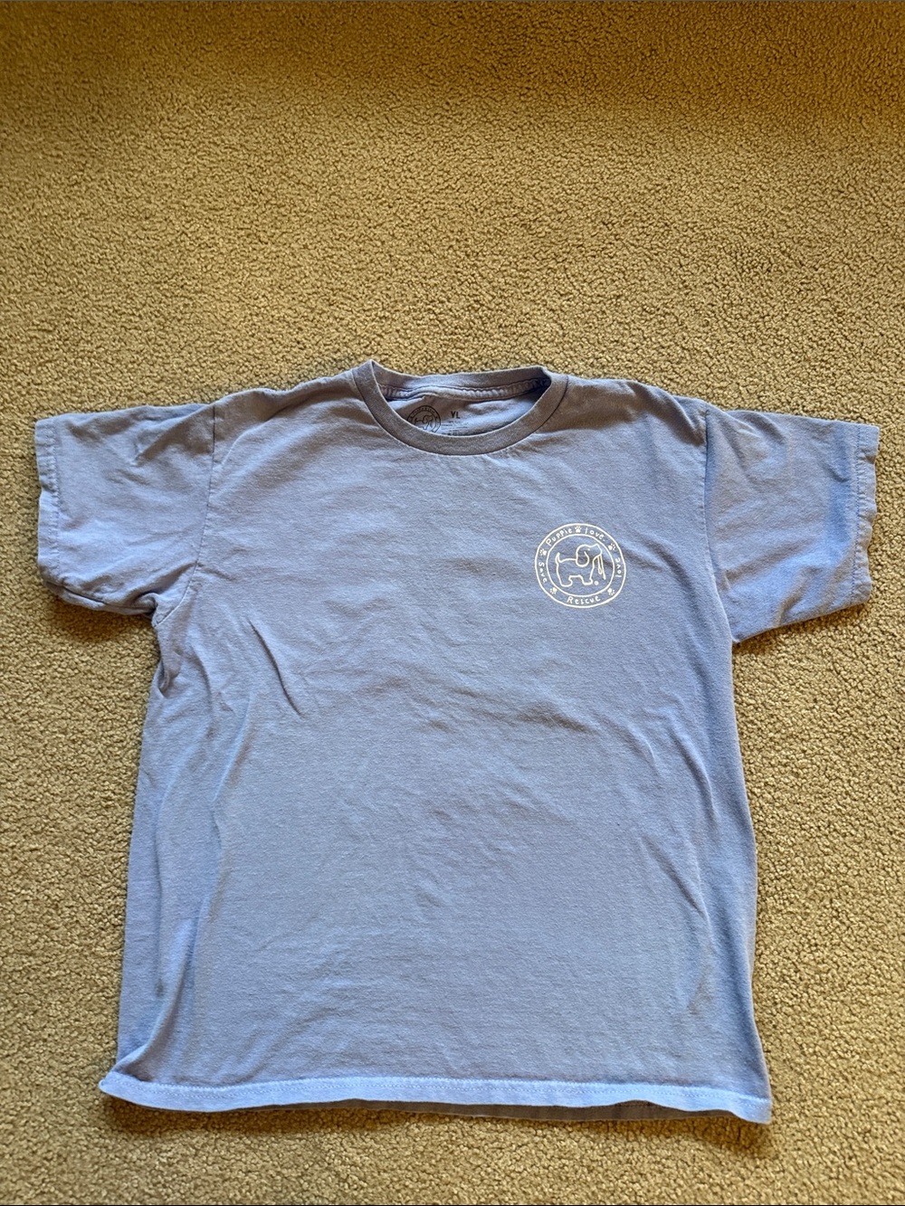 Life Is Good Light Blue Short Sleeve Graphic Tee